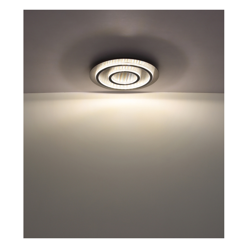 Globo - Dimmable LED Ceiling Light LED/60W/230V 3000-6500K Ø 55 cm Anthracite + Remote Control