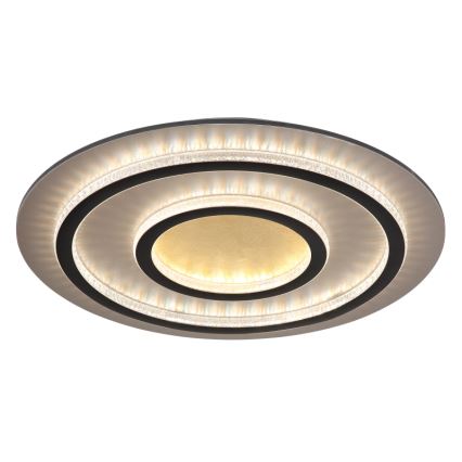 Globo - Dimmable LED Ceiling Light LED/60W/230V 3000-6500K Ø 55 cm Black + Remote Control