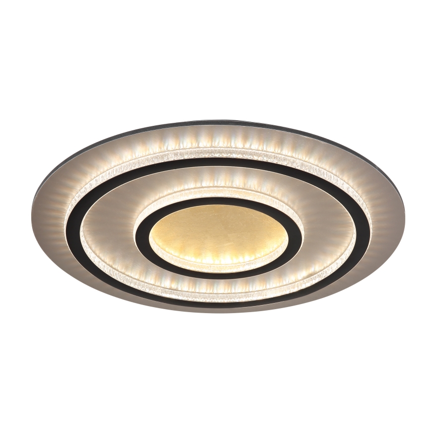 Globo - Dimmable LED Ceiling Light LED/60W/230V 3000-6500K Ø 55 cm Black + Remote Control