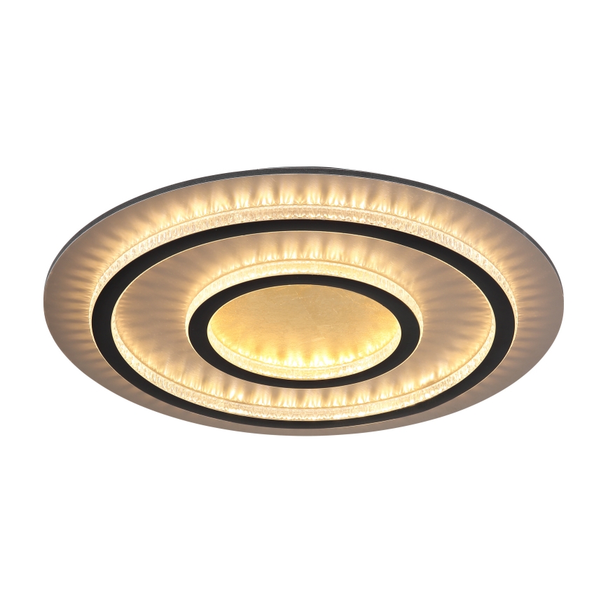 Globo - Dimmable LED Ceiling Light LED/60W/230V 3000-6500K Ø 55 cm Black + Remote Control