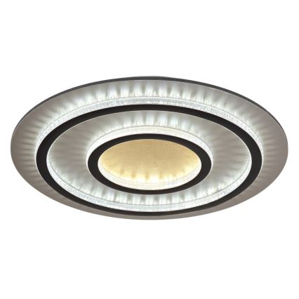 Globo - Dimmable LED Ceiling Light LED/60W/230V 3000-6500K Ø 55 cm Black + Remote Control