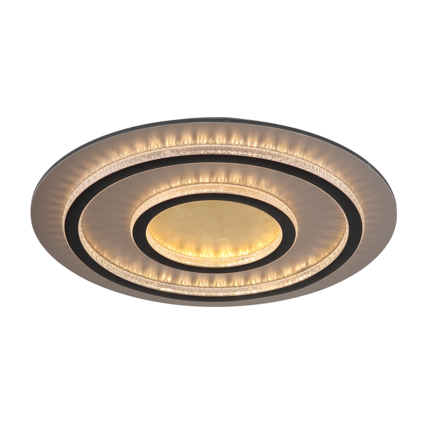 Globo - Dimmable LED Ceiling Light LED/60W/230V 3000-6500K Ø 55 cm Black + Remote Control