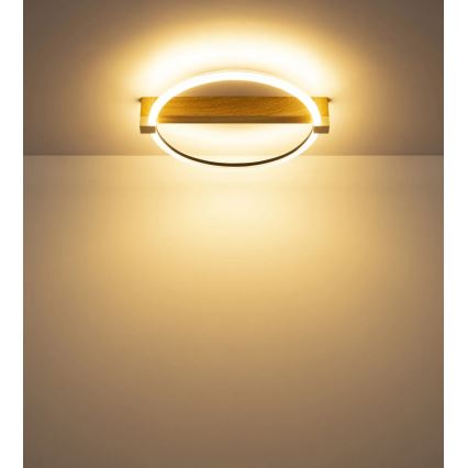 Globo - LED Ceiling Light LED/15W/230V 3000K 41.4 x 38 cm beige