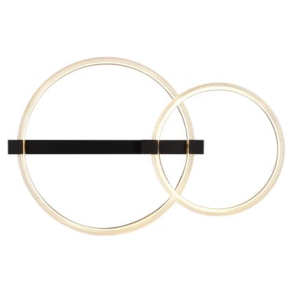 Globo - LED Ceiling light LED/24W/230V 3000K 58x38 cm black