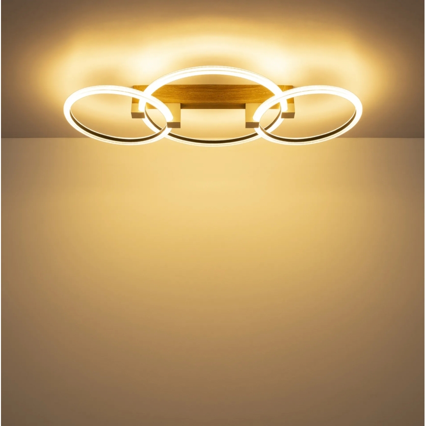 Globo - LED Ceiling Light LED/40W/230V 3000K 76.1x38 cm brown
