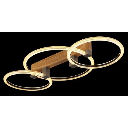 Globo - LED Ceiling Light LED/40W/230V 3000K 76.1x38 cm brown