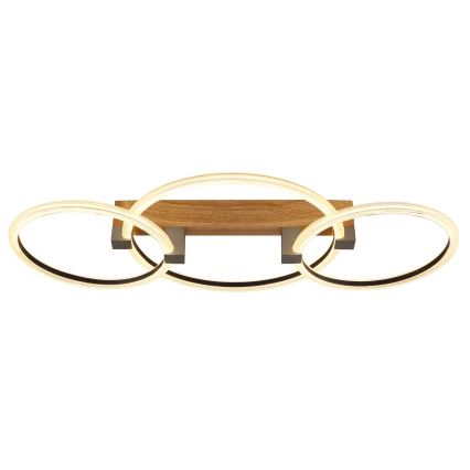 Globo - LED Ceiling Light LED/40W/230V 3000K 76.1x38 cm brown