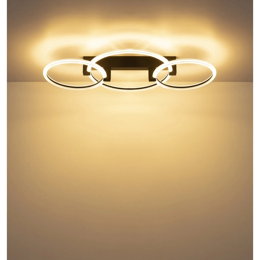 Globo - LED Ceiling Light LED/40W/230V 3000K 76,1x38 cm black