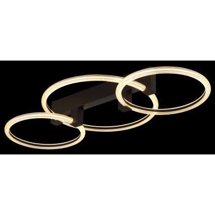 Globo - LED Ceiling Light LED/40W/230V 3000K 76,1x38 cm black