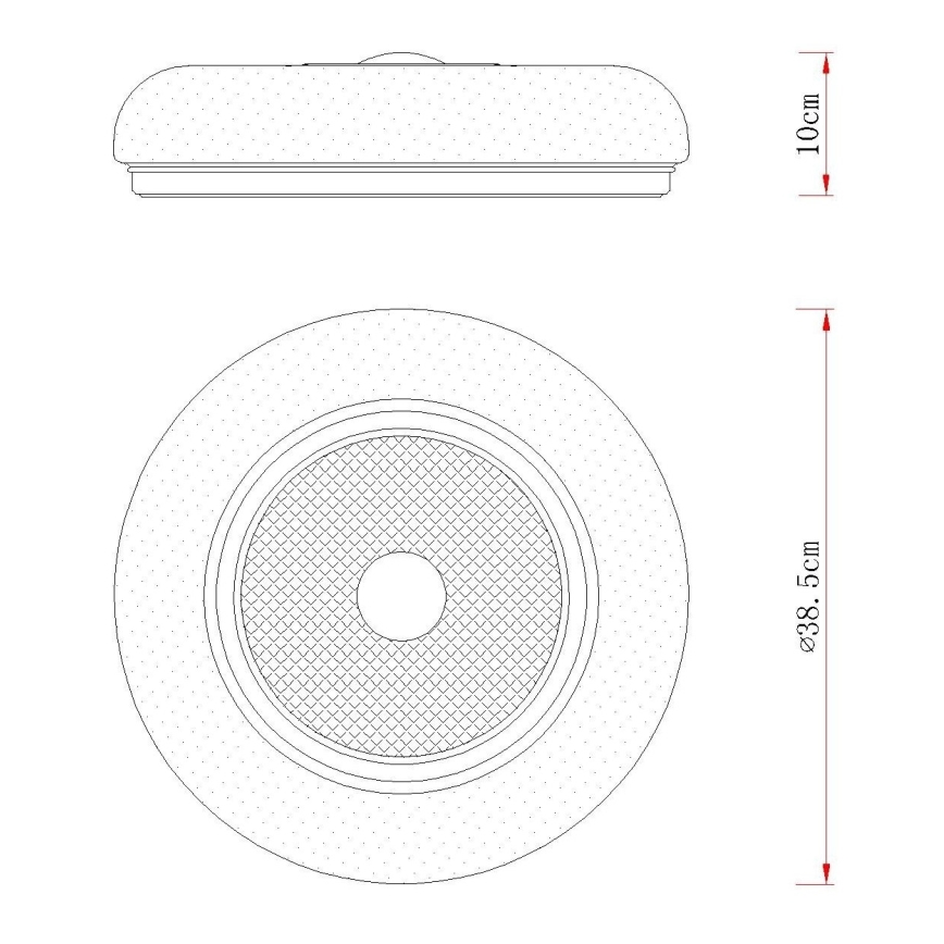 Globo - LED Ceiling Light LED/24W/230V 2700/4000/6000K Ø 38.5 cm white