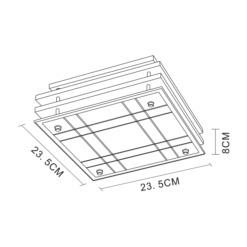 Globo - Ceiling light 1xE27/60W/230V
