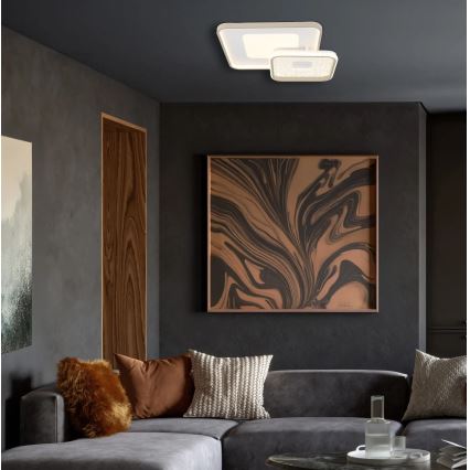 Globo - Dimmable LED Ceiling Light LED/48W/230V 2700-6000K 50x50 cm + remote control