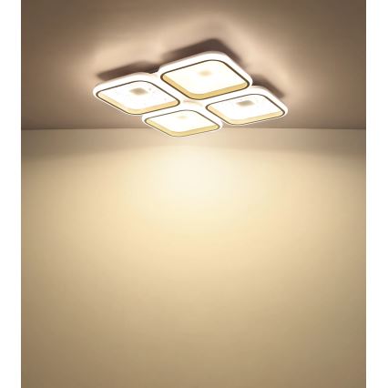 Globo - Dimmable LED Ceiling Light LED/55W/230V 2700-6000K 54x54 cm + remote control