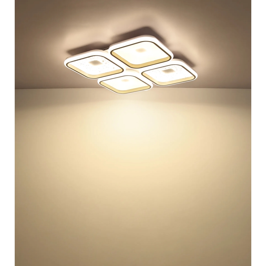 Globo - Dimmable LED Ceiling Light LED/55W/230V 2700-6000K 54x54 cm + remote control