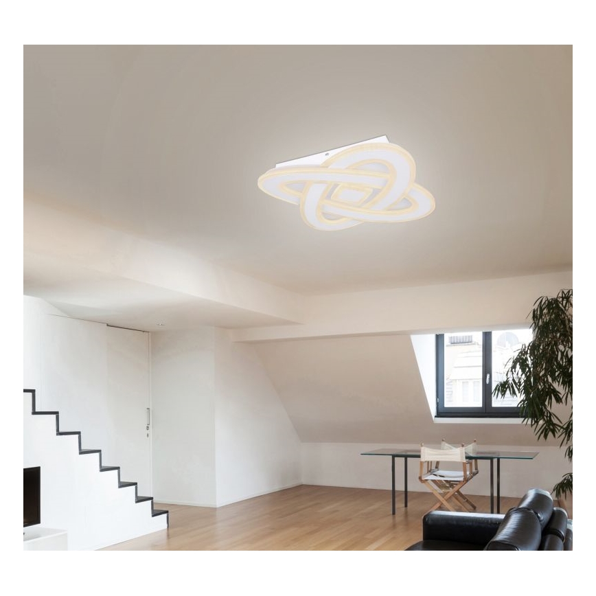 Globo - LED Dimmable ceiling light LED/36W/230V 3000-6000K d. 50 cm white + remote control