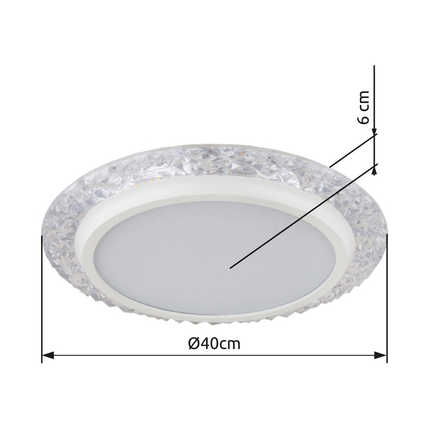 Globo - LED Ceiling light LED/22W/230V 3000K d. 40 cm
