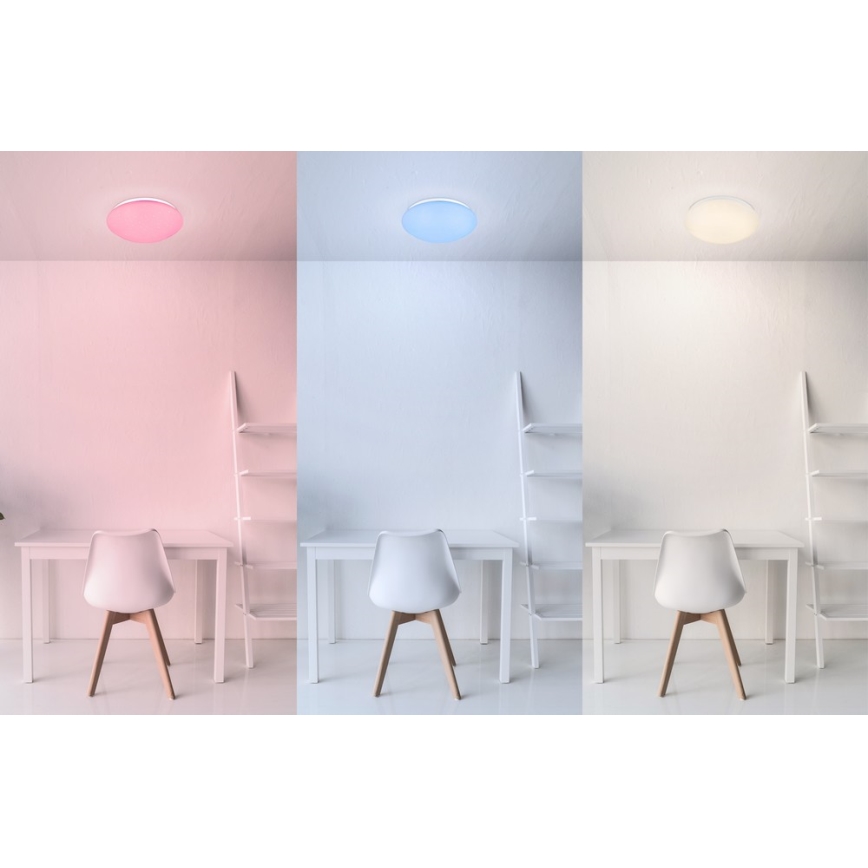 Globo - LED RGB Dimming Ceiling light 1xLED/12W/230V + 1xLED/3W