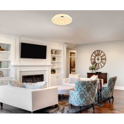 GLOBO 48389-40 - LED Ceiling light with remote control  DANI 1xLED/40W/230V