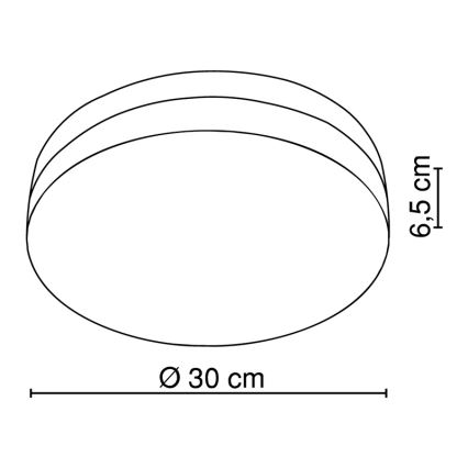 Globo - Ceiling light 3xE27/40W/230V