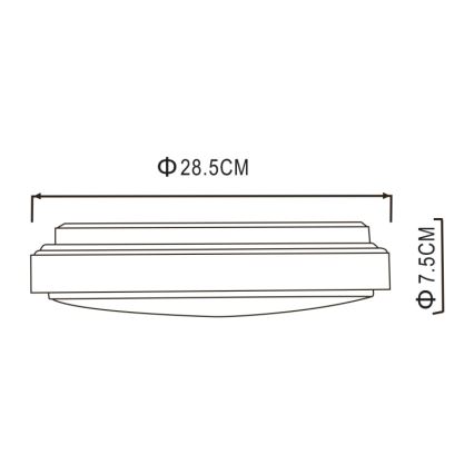 Globo - LED Ceiling light LED/18W/230V 3000K