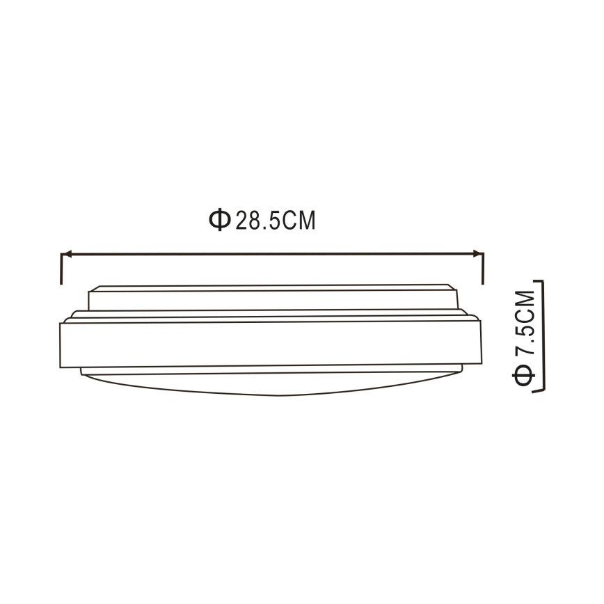 Globo - LED Ceiling light LED/18W/230V 3000K