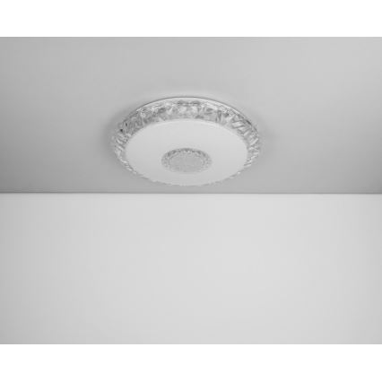 Globo - LED Dimmable ceiling light LED/40W/230V 2700-6500K d. 50 cm Wi-Fi Tuya + remote control