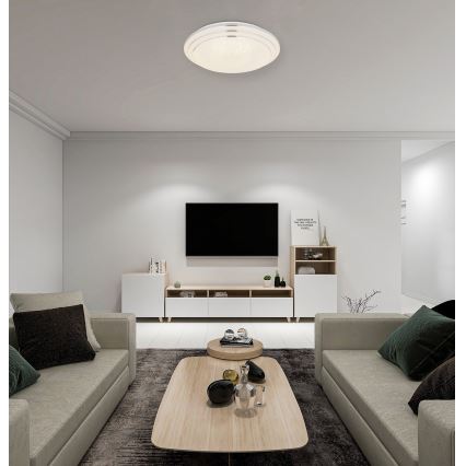 Globo - LED Dimmable ceiling light LED/18W/230V d. 40 cm 2700-6500K + remote control