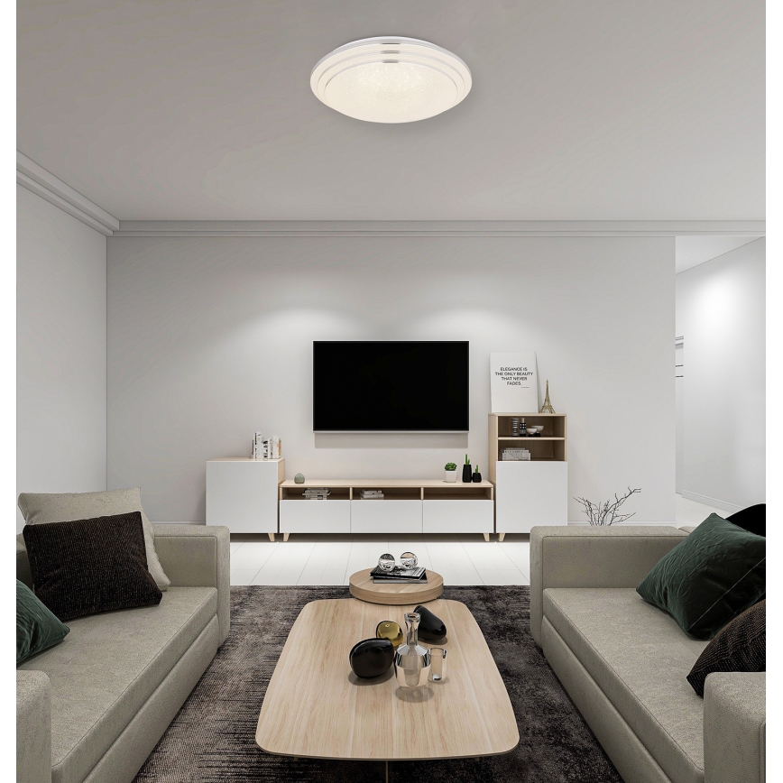 Globo - LED Dimmable ceiling light LED/18W/230V d. 40 cm 2700-6500K + remote control