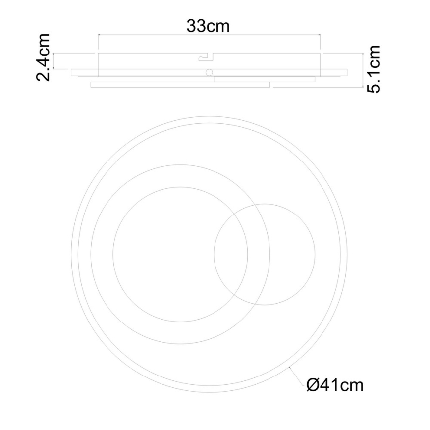 Globo - LED Dimmable ceiling light LED/36W/230V 3000-6000K + remote control
