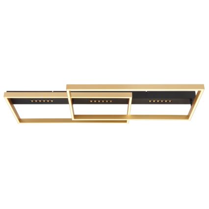 Globo 48461-54 - LUFFY LED Ceiling Light LED/54W/230V 39.8x90 cm Black/Gold
