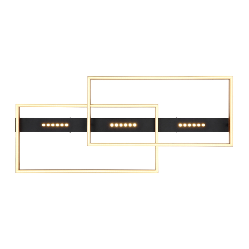 Globo 48461-54 - LUFFY LED Ceiling Light LED/54W/230V 39.8x90 cm Black/Gold