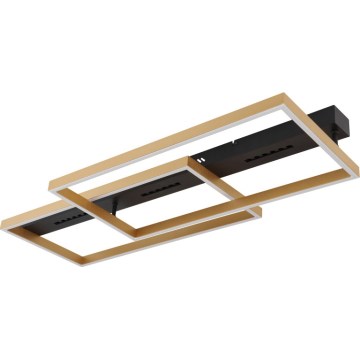 Globo 48461-54 - LUFFY LED Ceiling Light LED/54W/230V 39.8x90 cm Black/Gold