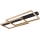 Globo 48461-54 - LUFFY LED Ceiling Light LED/54W/230V 39.8x90 cm Black/Gold