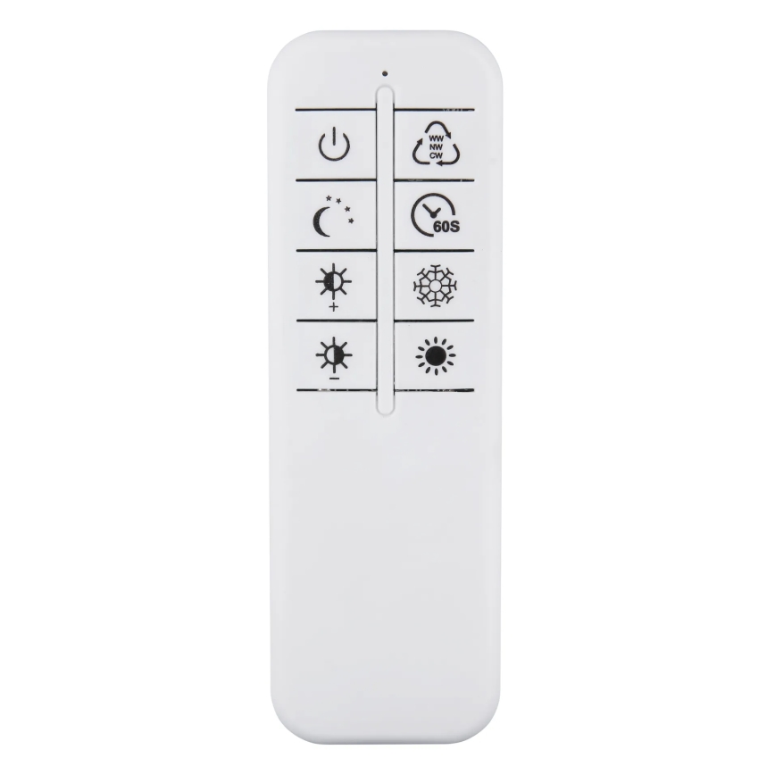 Globo - LED Dimmable ceiling light LED/54W/230V 2700-6500K 90x70 cm black + remote control