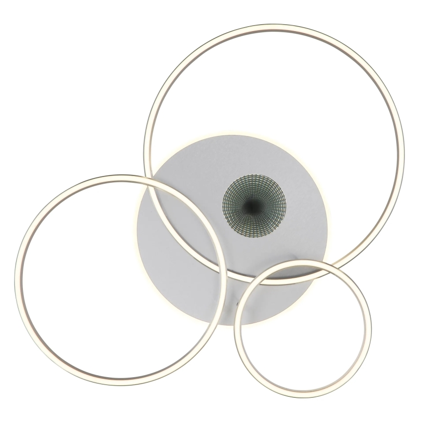 Globo - LED Dimmable Ceiling Light LED/54W/230V 2700-6500K 90x70 cm Silver + Remote Control