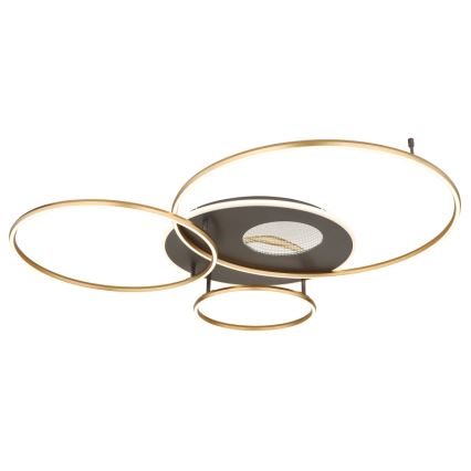 Globo - LED Dimmable ceiling light LED/70W/230V 2700-6500K gold + remote control