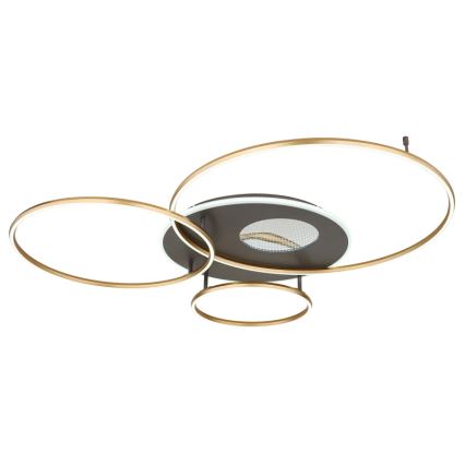Globo - LED Dimmable ceiling light LED/70W/230V 2700-6500K gold + remote control