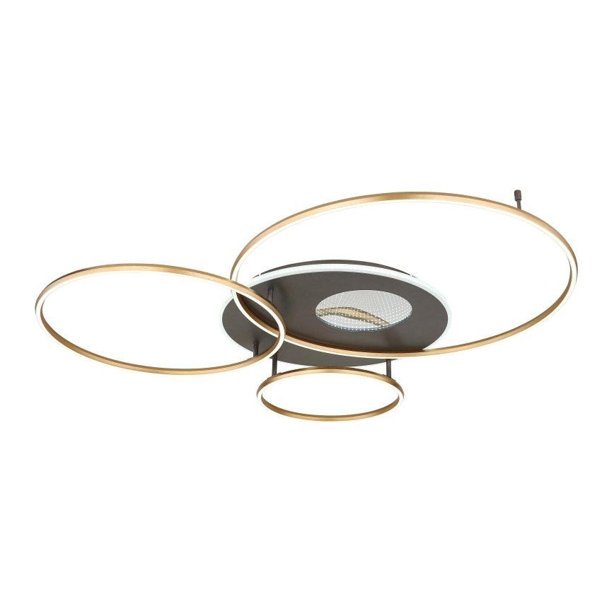 Globo - LED Dimmable ceiling light LED/70W/230V 2700-6500K gold + remote control