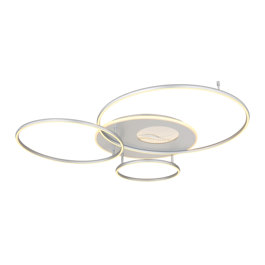 Globo - Dimmable LED Ceiling Light LED/70W/230V 2700-6500K Matte Chrome + Remote Control