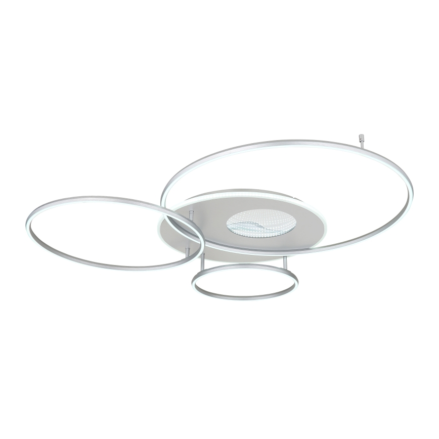 Globo - Dimmable LED Ceiling Light LED/70W/230V 2700-6500K Matte Chrome + Remote Control