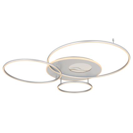 Globo - Dimmable LED Ceiling Light LED/70W/230V 2700-6500K Matte Chrome + Remote Control