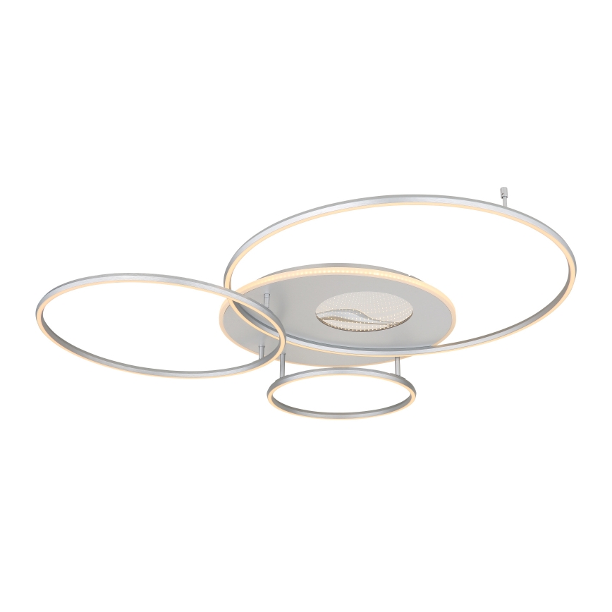 Globo - Dimmable LED Ceiling Light LED/70W/230V 2700-6500K Matte Chrome + Remote Control