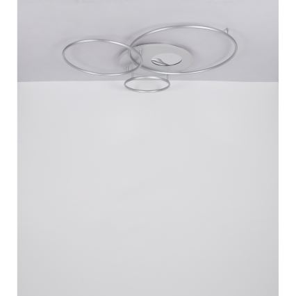 Globo - Dimmable LED Ceiling Light LED/70W/230V 2700-6500K Matte Chrome + Remote Control