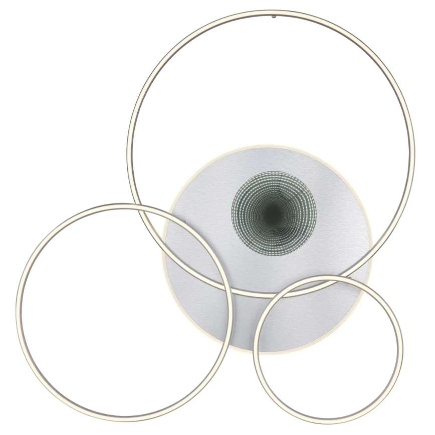 Globo - LED Dimmable Ceiling Light LED/70W/230V 2700-6500K Tuya Wi-Fi Matte Chrome + Remote Control