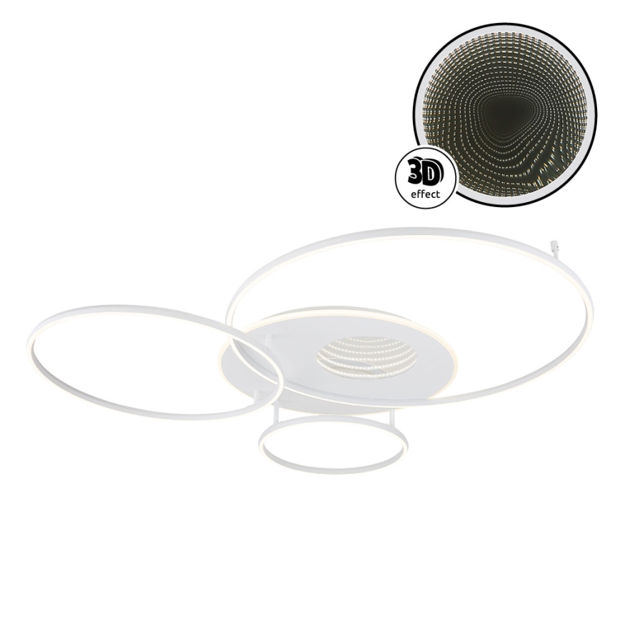 Globo - Dimmable LED Ceiling Light 70W/230V 2700–6500K 105 x 26.5 cm White + Remote Control