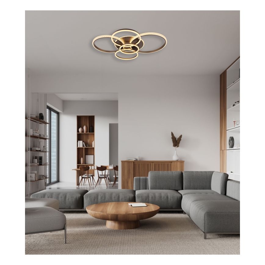 Globo - LED Ceiling light LED/70W/230V 3000K 88x110 cm anthracite