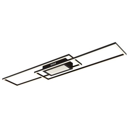 Globo - Dimmable LED Ceiling Light LED/42W/230V 2700-6500K 19,6x96 cm Black + Remote Control