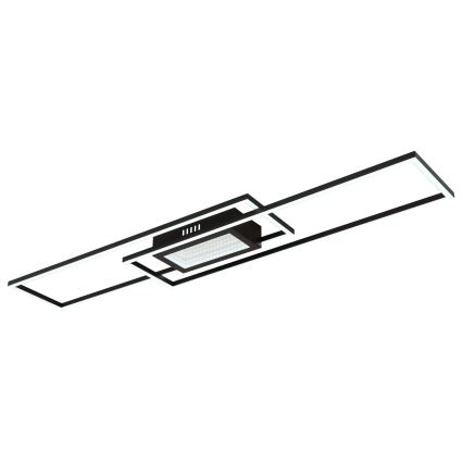 Globo - Dimmable LED Ceiling Light LED/42W/230V 2700-6500K 19,6x96 cm Black + Remote Control