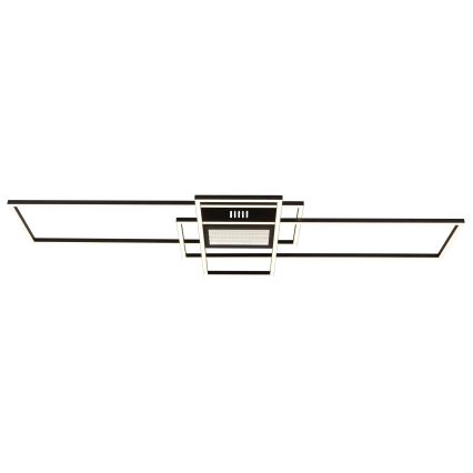Globo - Dimmable LED Ceiling Light LED/60W/230V 2700-6500K 42x110,8 cm Black + Remote Control