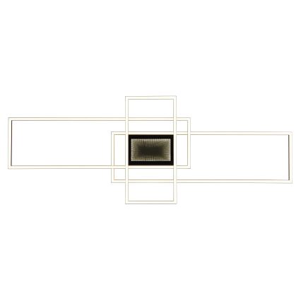 Globo - Dimmable LED Ceiling Light LED/60W/230V 2700-6500K 42x110,8 cm Black + Remote Control